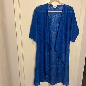 LulaRoe draped lace cardigan kimono
Oversized